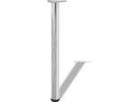 Syfax™ Gambe Per Tavolo 4 Pz Altezza Regolabile Cromate 710 Mm