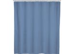 Wenko Tenda Da Doccia Per Vasche Da Bagno Incl. Anelli 180X200 Cm Uni Blu-Grigio Tenda