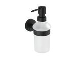 Wenko Distributore Di Sapone Liquido 200 Ml Ricaricabile Dispenser Bagno Bosio Nero