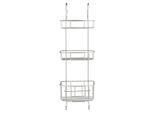 Wenko Portaoggetti Per Doccia A 3 Livelli Olesi In Acciaio Inox 22,5 X 70 X 22 Cm