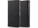 Cadorabo Cover Per Huawei P8 Cover Protettiva In Nero Cover Telefono Cellulare Cover Libro Custodia Custodia