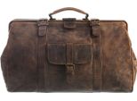 Greenland Nature Pelle Cartella Montenegro Doc-Bag Brown Marrone