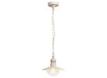 Lampada A Sospensione Provenzale 1Xe27 Oslo Bianco Antico 8740 Rabalux
