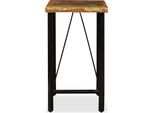 Tavolo Da Bar In Legno Massiccio Antico 60X60X107 Cm