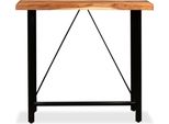 Vidaxl Tavolo Da Bar In Legno Massiccio Di Acacia 120X60X107 Cm