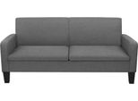 Divano A 3 Posti 180 X 65 X 76 Cm Grigio Scuro