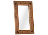 Vidaxl Specchio In Legno Massiccio Di Acacia 50X80 Cm