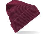 Beechfield B425 | Heritage Beanie Cappello Invernale - Colore: Borgogna - Taglia: Unica
