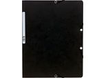 Exacompta 5561E Cartella Angolare Din A4 In Cartone Nero
