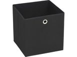 Vidaxl Scatole Portaoggetti 10 Pz. Tessuto Non Tessuto 32 X 32 X 32 Cm Nero
