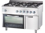 Cucina A Gas 6 Fuochi Con Forno A Gas Serie 700 Nd - G20, 6 Fuochi (3,5+3X5+2X7)