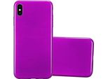 Cadorabo Custodia Per Apple Iphone Xs Max Custodia Protettiva In Silicone Tpu Viola Custodia Cover