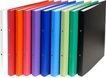 Raccoglitore Ad Anelli In Pp Laminato, 2 Anelli 15Mm Per Formato Din A4 Colori Assortiti