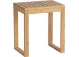 Wenko Sgabello Da Bagno Seduta Di Bambù Sedia Scaffale Sedia Da Bagno Corridoio Ospite Wc Mobili