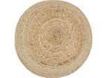 Pouf Fatto A Mano 45 X 30 Cm In Iuta