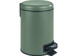 Wenko Bidone Per Rifiuti 3L Bidone Per Rifiuti A Pedale Bidone Per Cosmetici Leman Verde