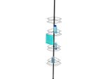 Wenko Scaffale Angolare Telescopico 4 Ripiani In Acciaio Inox Doccia 65-275 Cm Dolcedo