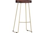 Syfax™ Sgabelli Da Bar Gavin 2 Pz Legno Massello Di Mango