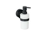 Wenko Static-Loc® Plus Dispenser Per Sapone Pavia Nero Igiene Del Bagno