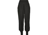 Urban Classics Donna - Pantaloni Sarong Hose Schwarz - S