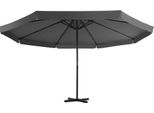 Vidaxl Ombrellone Con Palo In Alluminio 500 Cm Antracite