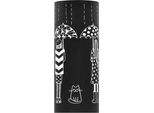 Vidaxl Portaombrelli Donna Design Acciaio Nero