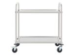 Syfax™ Carrello Da Cucina A 2 Livelli 96,5X55X90 Cm In Acciaio Inox