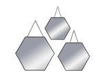 Set Aus 3 Schwarzen Spiegeln - Atmosphera Interior Designer