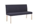 Panca 139,5 Cm Poliestere Grigio Scuro
