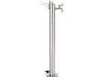 Colonna D'acqua Da Giardino In Acciaio Inox Rotonda 95 Cm