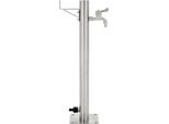 Colonna D'acqua Da Giardino In Acciaio Inox Rotonda 65 Cm