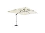 Vidaxl Ombrello Semaforo Con Palo In Alluminio 400 X 300 Cm Colore Sabbia