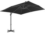 Vidaxl Ombrello Ampel Con Palo In Alluminio 300X300 Cm Antracite