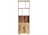Vidaxl Libreria 60X35X180 Cm In Legno Massiccio Di Mango