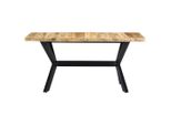 Vidaxl Tavolo Da Pranzo 160X80X75 Cm Legno Di Mango Grezzo