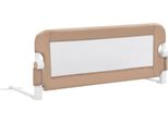 Vidaxl Letto Per Bambini Con Protezione Taupe 102X42 Cm In Poliestere