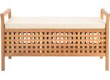 Syfax™ Cassapanca 93X49X49 Cm In Legno Massello Di Noce