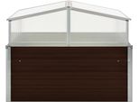 Vidaxl Serra Marrone 100 X 100 X 85 Cm Acciaio Zincato