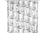 Wenko Tenda Da Doccia Tessile 180X200 Cm Incl. Anelli Faces Doccia
