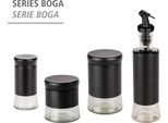 Dispenser Per Olio E Aceto Boga 0,3 L Nero