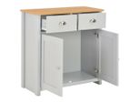 Vidaxl Credenza Grigio Credenza Grigio 79 X 35 X 81 Cm