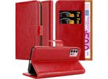 Cadorabo Cover Per Motorola Moto G10 / G30 Cover Protettiva In Rosso Cellulare Cover Libro Custodia Custodia