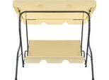 Vidaxl Hollywood Swing Crema Bianco 170×110×153 Cm