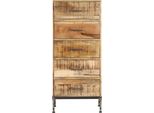 Syfax™ Cassettiera 45X35X106 Cm In Legno Massello Di Mango