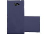 Cadorabo Custodia Protettiva Per Sony Xperia M2 / M2 Aqua Custodia In Blu Custodia Rigida Per Telefono Cellulare Cover