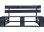 Panchina Da Giardino In Legno Pallet Nero