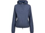 Giacca Da Donna Urban Classics Ladies Basic Pull Over Jacket Vintageblue - L
