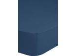 Good Morning Renforcé, Lenzuolo Per Il Montaggio 90 X 220 Cm, Blu