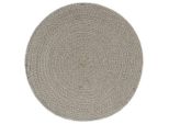 Vidaxl Tovagliette 6 Pz. Grigio 38 Cm Rotondo Cotone