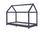 Vidaxl Struttura Letto Per Bambini In Pino Massiccio Grigio 80 X 160 Cm